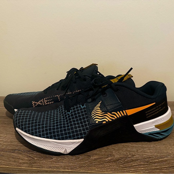 Nike Metcon 8 Training Gym Shoes Armory Navy Arctic Orange DO9328-401 - Picture 1 of 16